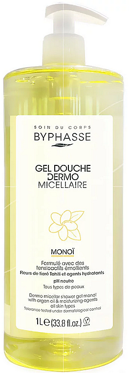 Byphasse Gel douche micellaire à l'huile de monoï