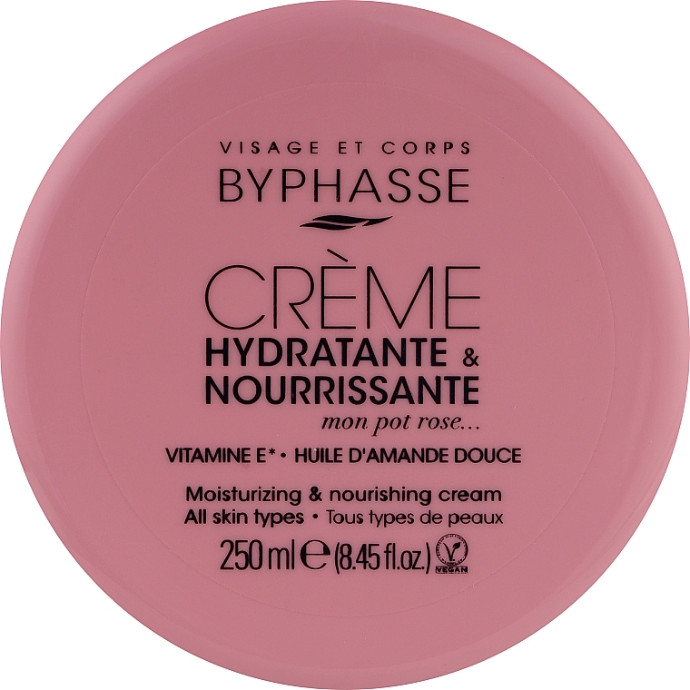 Byphasse Soin hydratant et nourrissant pour visage, corps et mains