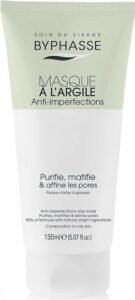 Byphasse Masque À L’Argile Anti-Imperfections 150 ml Peaux Mixtes À Grasses Byphasse Masque À L’Argile Anti-Imperfections 150 ml Peaux Mixtes À Grasses