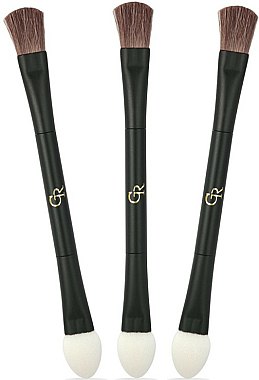 Golden Rose Double embout applicateur et pinceau pour fard à paupières