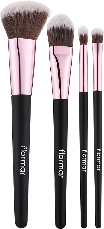 Flormar Kit pinceaux de maquillage, 4 pcs