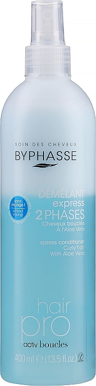 Byphasse Spray démêlant bi-phasé à l'aloès pour cheveux sans rincage