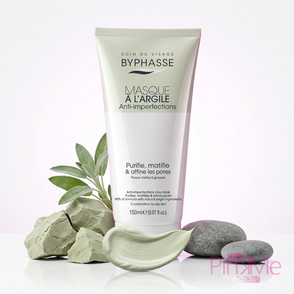 Byphasse Masque À L’Argile Anti-Imperfections 150 ml Peaux Mixtes À Grass