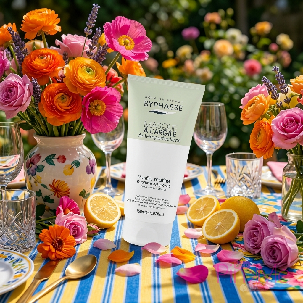 Byphasse Masque À L’Argile Anti-Imperfections 150 ml Peaux Mixtes À Grass