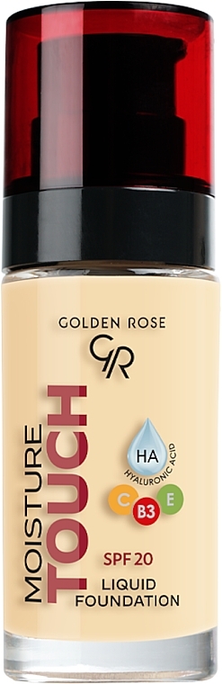 Golden Rose Moisture Touch Liquid Foundation SPF 20