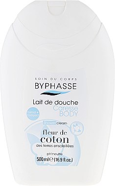 Byphasse Lait de douche à l'extrait de fleur de coton