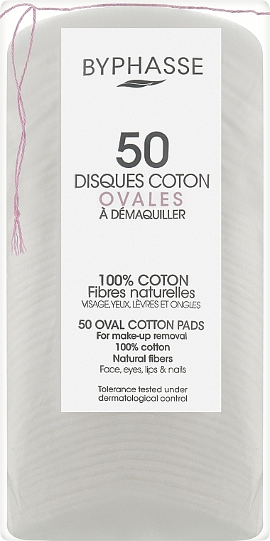 Byphasse Disques démaquillants, 50pcs