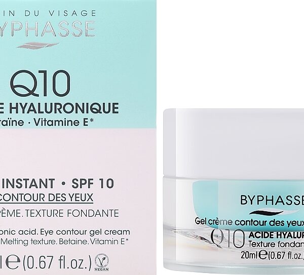 Byphasse Crème Contour Des Yeux Q10 Hydra Confort 20 ml Jour Et Nuit – Éclat & Confort