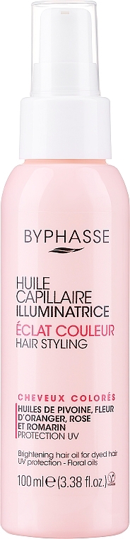 Byphasse Huile protectrice à la fleur d'oranger et huile de pivoine pour cheveux