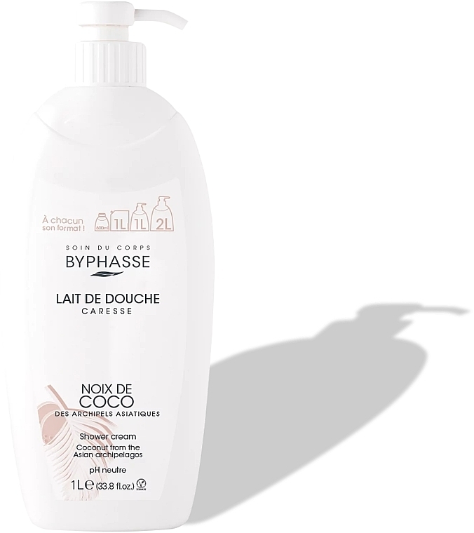 Byphasse Lait de douche à la noix de coco