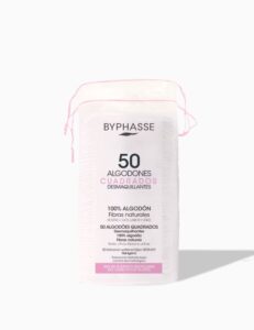Byphasse Disques Démaquillants Coton Carrés 50 Pièces
