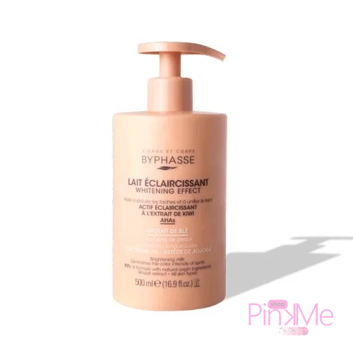 Byphasse Lait Corporel Éclaircissante Whitening Effect 500 ml À L'Extrait De Blé