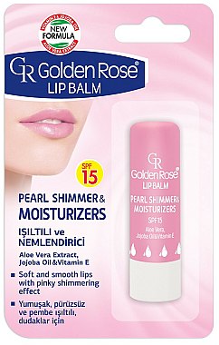Golden Rose Baume à lèvres à l'huile de jojoba, aloe vera et vitamine E