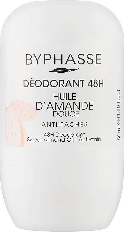 Byphasse Déodorant roll-on, Huile d'amande douce