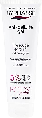 Byphasse Gel anti-cellulite au thé rouge et raisin