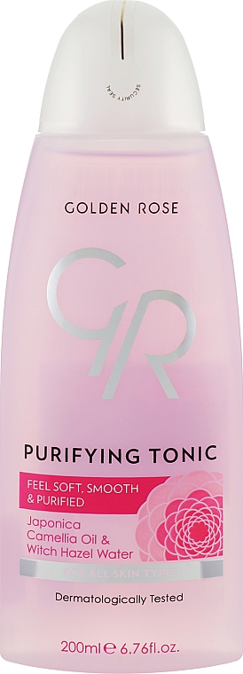Golden Rose Lotion tonique à l'huile de camélia pour visage