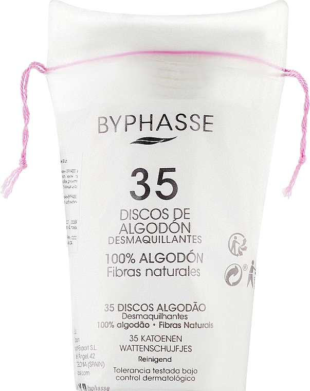 Byphasse Disques démaquillants, 35 pcs