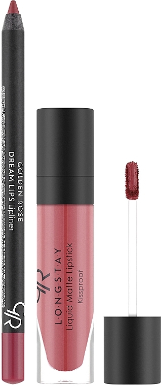 Golden Rose Matte LipKit Rose Taupe