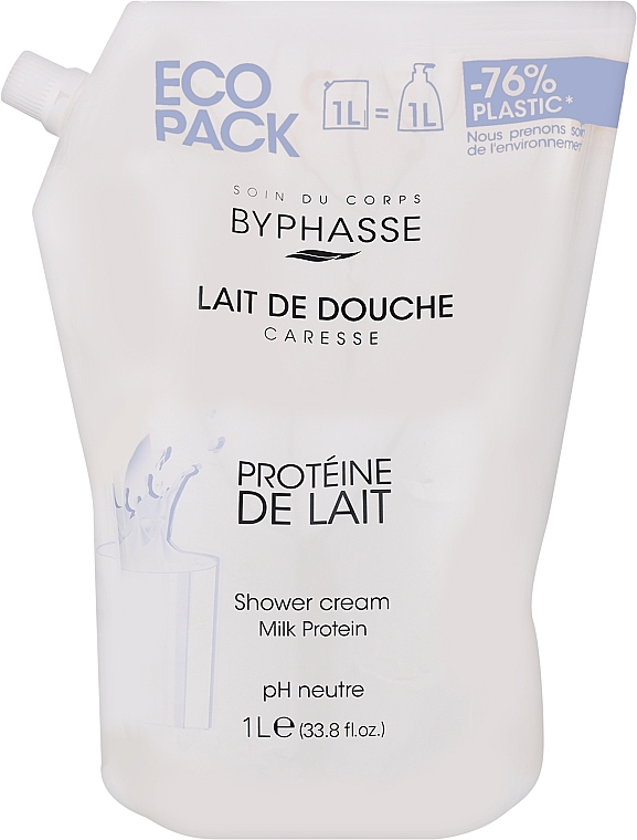 Byphasse Crème de douche, Protéines de lait