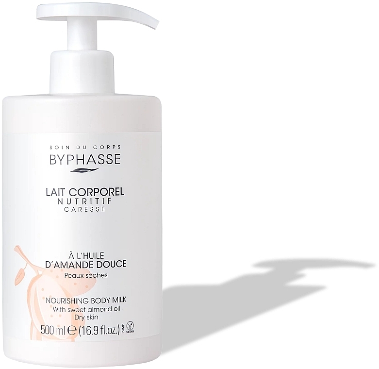 Byphasse Lait à l'extrait d'huile d'amande douce pour corps