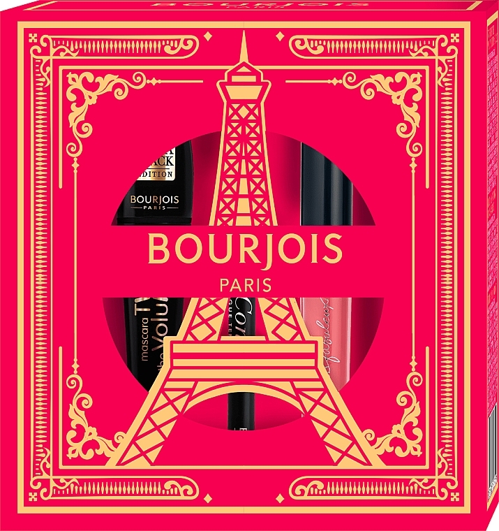 Bourjois Set (mascara/8ml + eye/pencil/1,2g + lip/gloss/3,5ml)