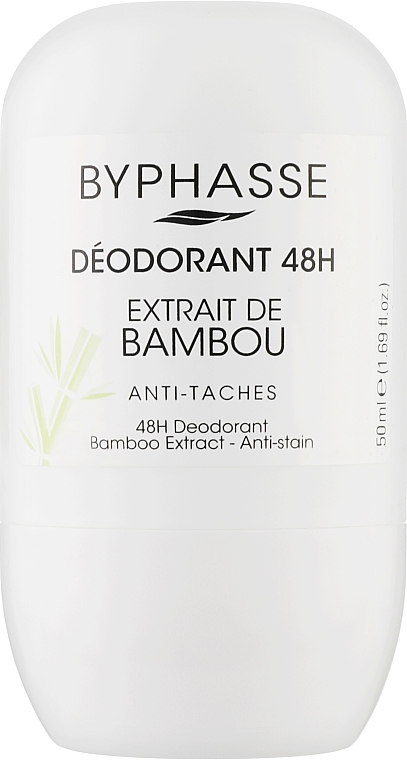 Byphasse Déodorant roll-on, Extrait de bambou