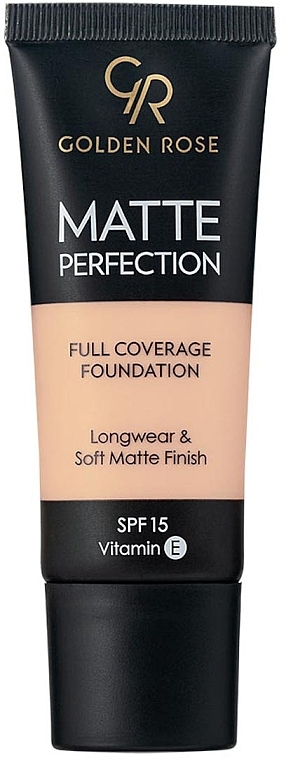 Golden Rose Matte Perfection Full Coverage Foundation SPF 15