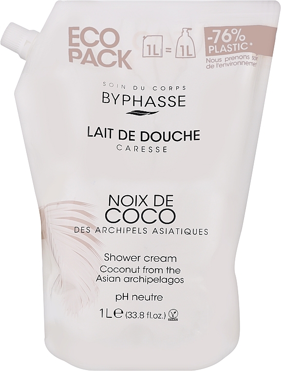Byphasse Crème douche, Noix de coco