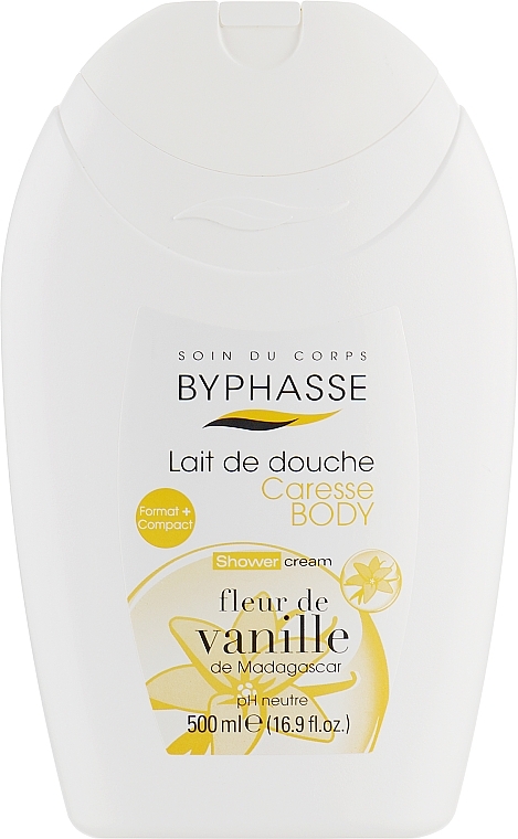 Byphasse Lait de douche à la fleur de vanille