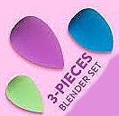 Flormar 3-Piece Blending Sponge Set