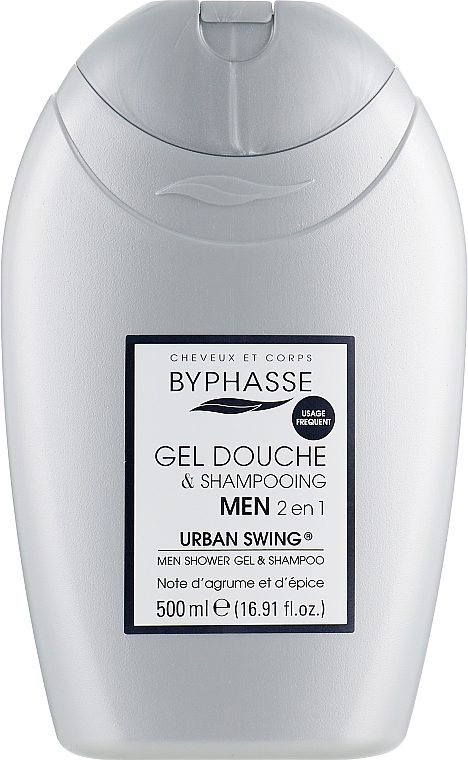 Byphasse Gel douche et shampooing 2en1 pour homme
