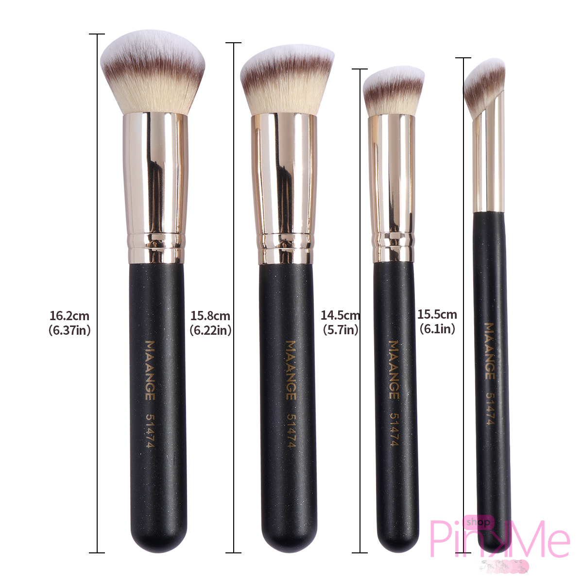 MAANGE Facial Brush Set De 4 Pièces