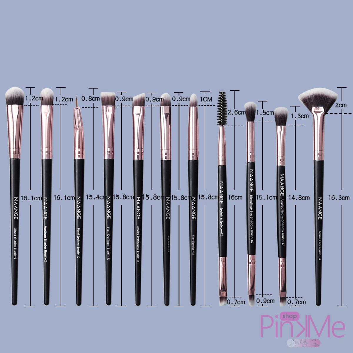 MAANGE Premium MakeUp Brush Set Professionnel De 20 Pièces