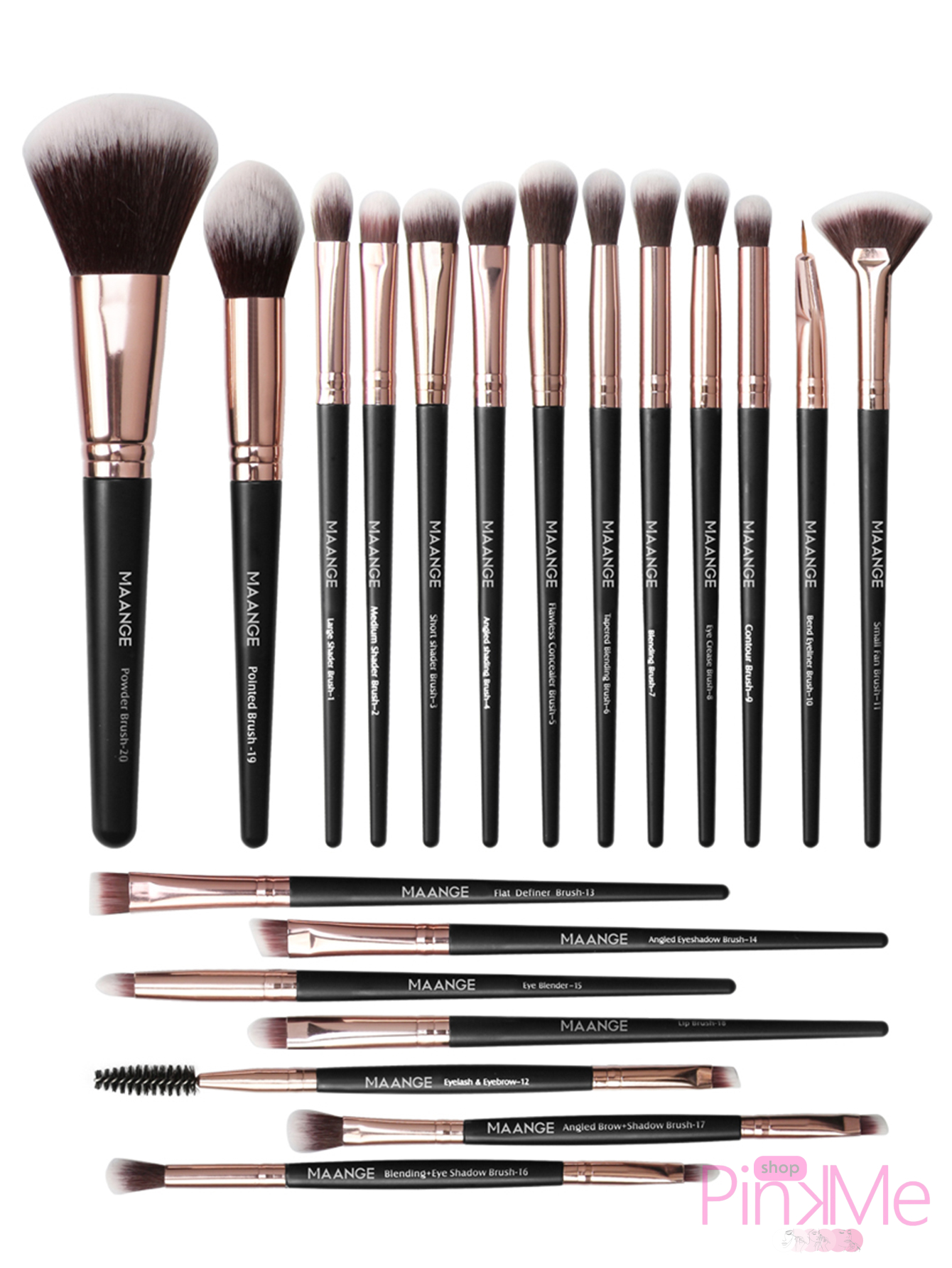 MAANGE Premium MakeUp Brush Set Professionnel De 20 Pièces