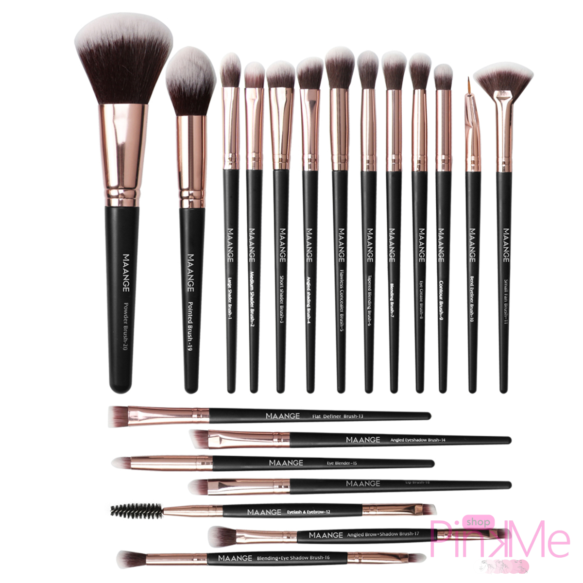 MAANGE Premium MakeUp Brush Set Professionnel De 20 Pièces