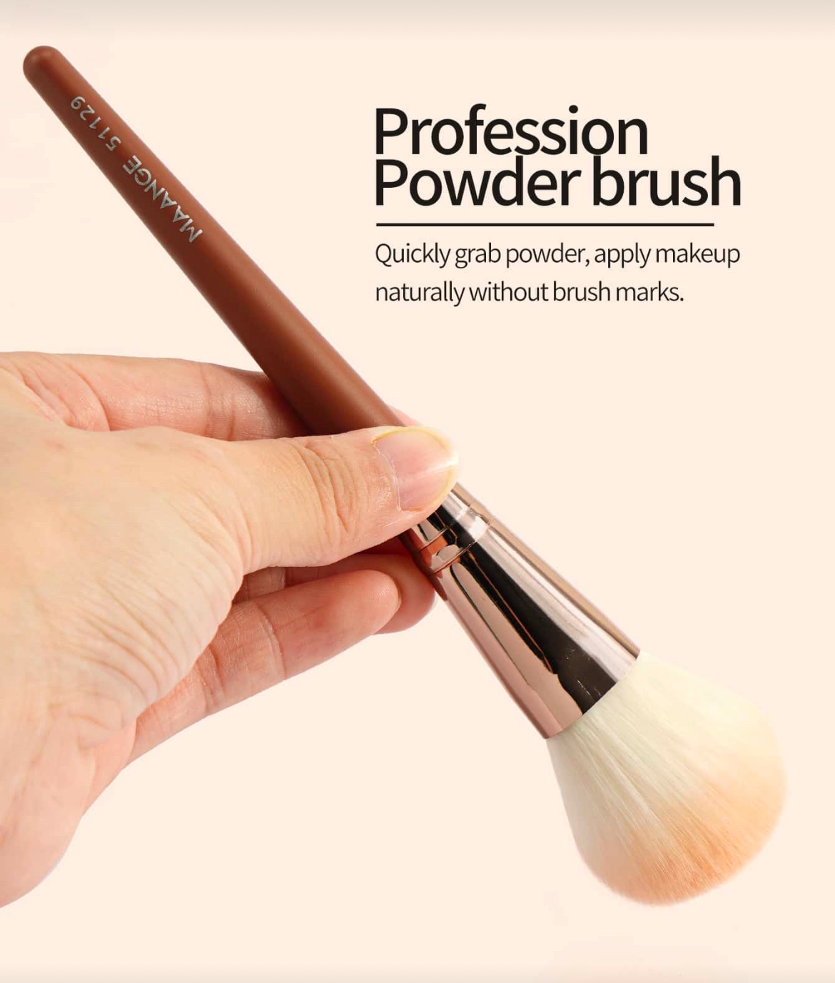 MAANGE Professional Facial Brush Set De 3 Pièces