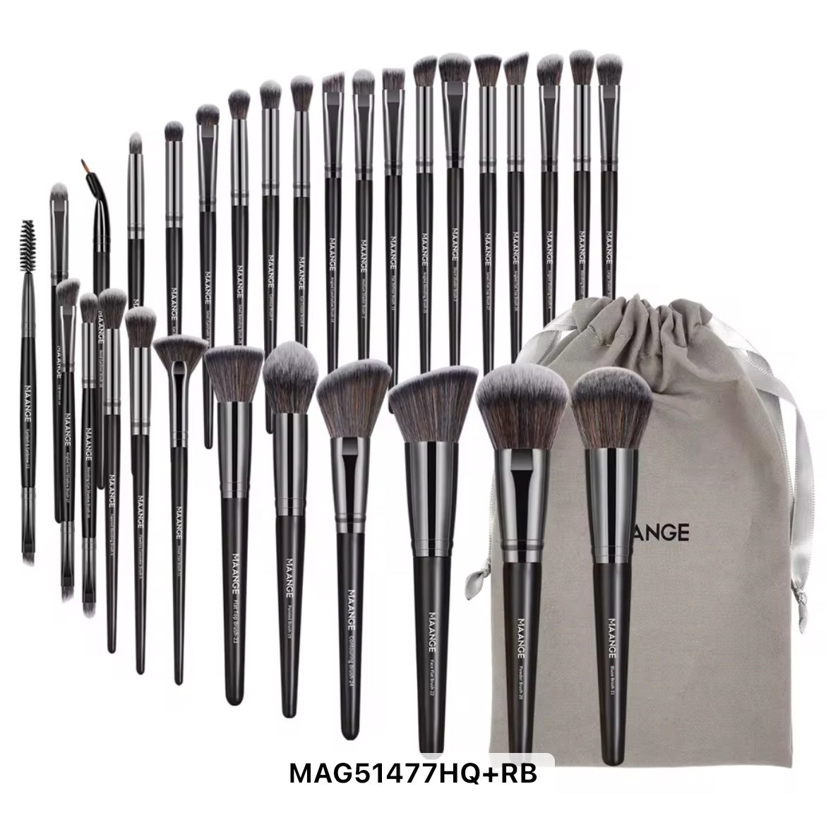 img_6559 MAANGE PRO MAKEUP BRUSH SET 30 PCS AVEC SAC EN VELOURS