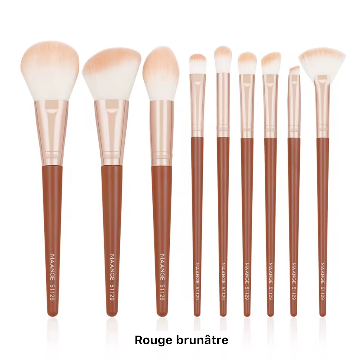 MAANGE Professionnel MakeUp Brush Set De 9 Pièces