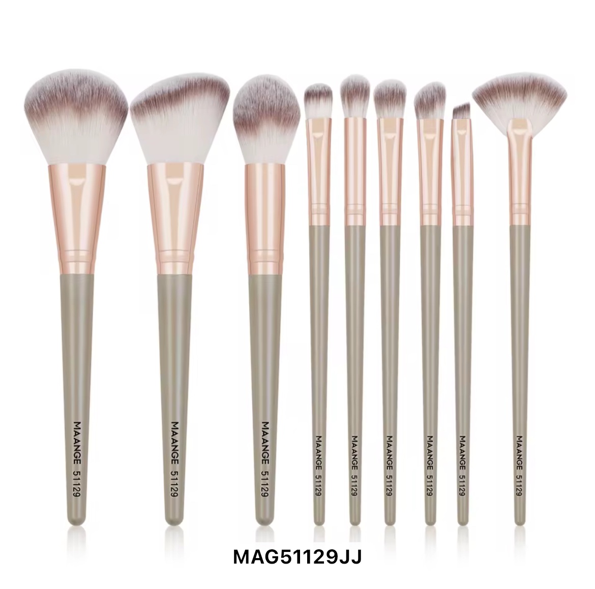MAANGE Professionnel MakeUp Brush Set De 9 Pièces