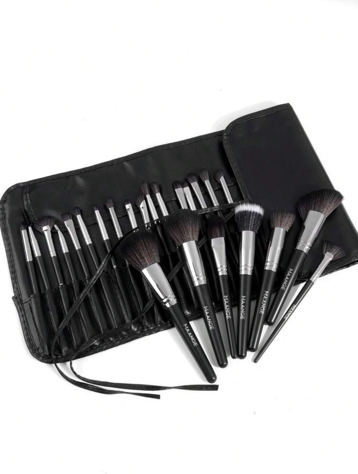 MAANGE Professionnel Set De 24 Pièces Noir Avec Sac De Rangement