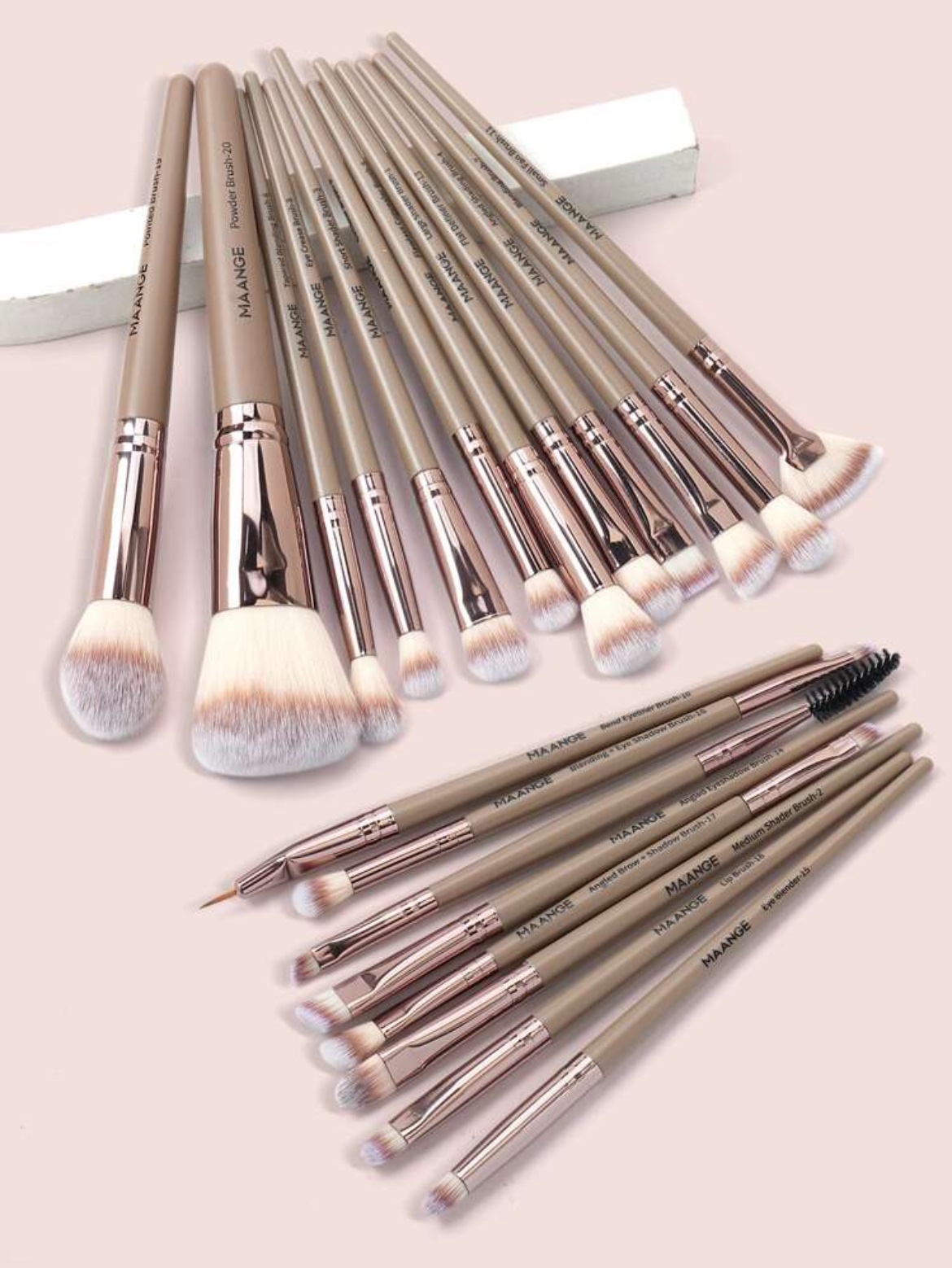 MAANGE Professionnel MakeUp Brush Set  De 20 Pièces