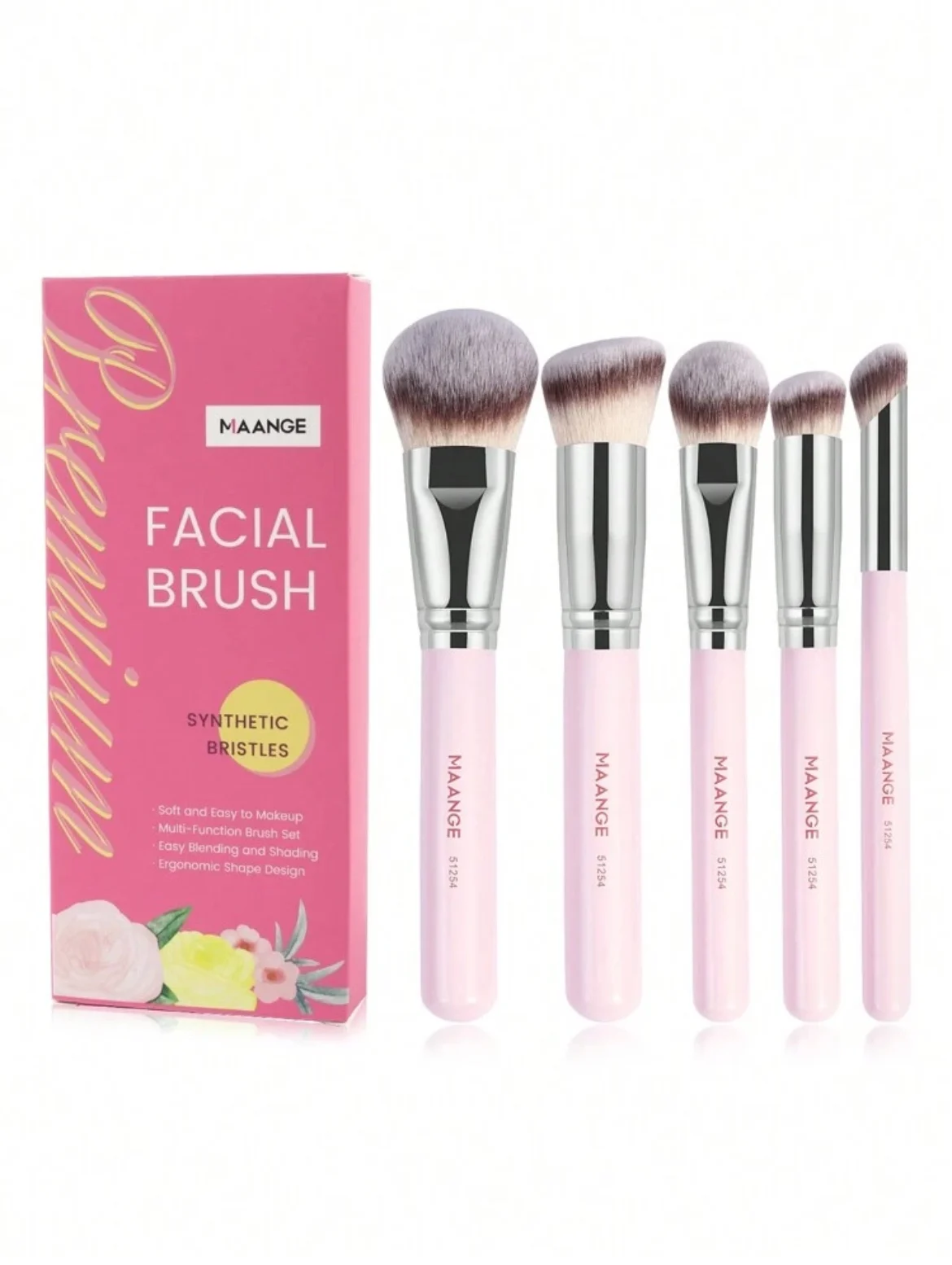 MAANGE Facial Brush Set  De 5 Pièces