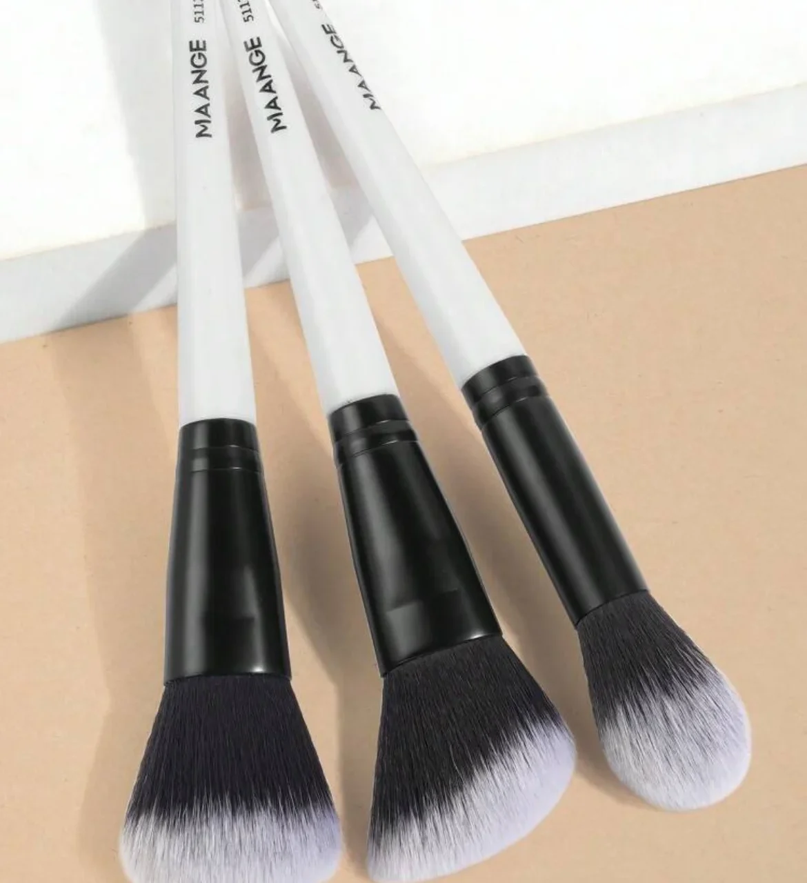 MAANGE Professional Facial Brush Set De 3 Pièces