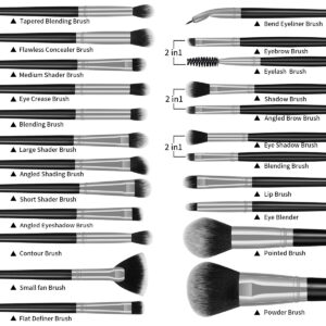 MAANGE Professionnel MakeUp Brush Set De 20 Pièces MAANGE Professionnel MakeUp Brush Set De 20 Pièces