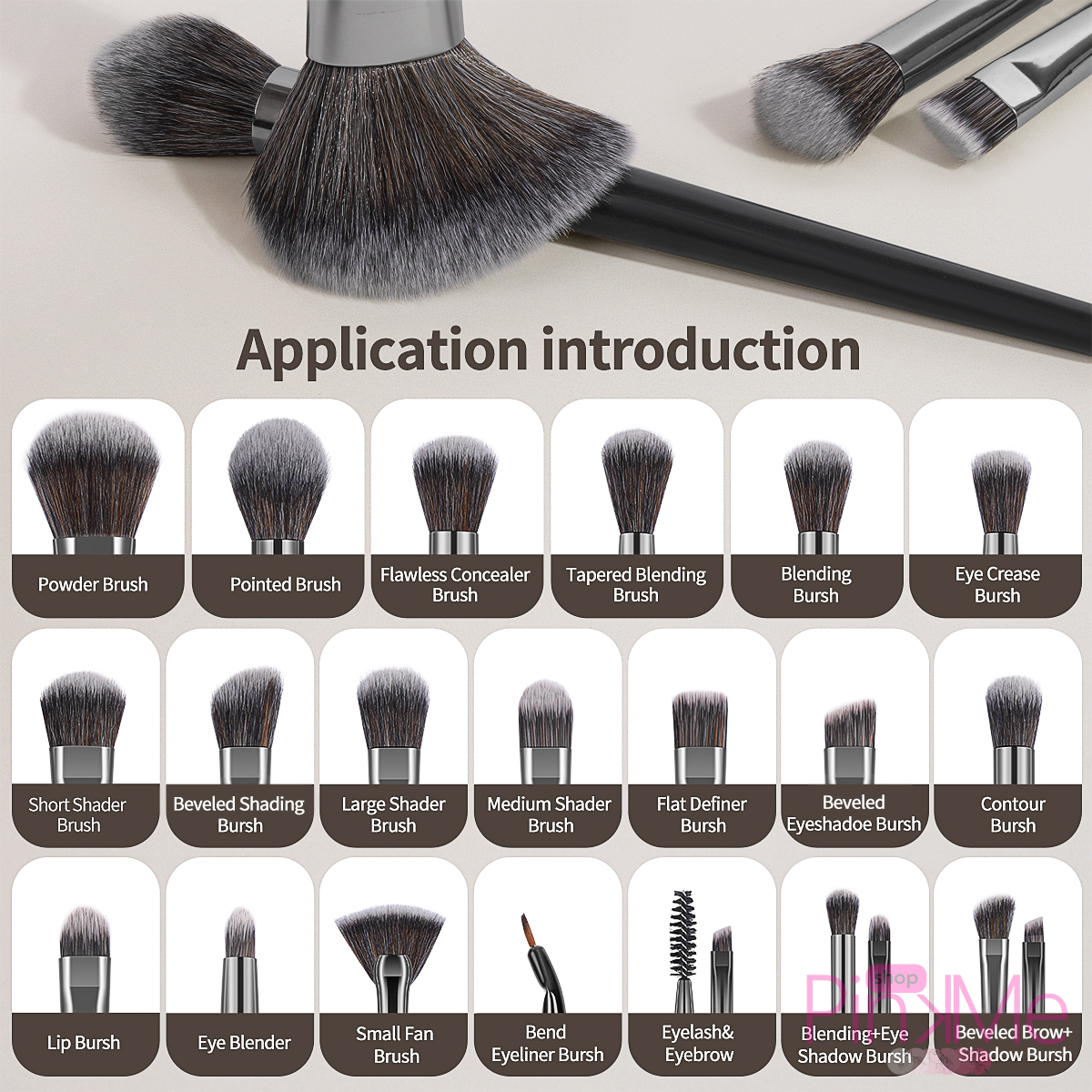 MAANGE Professionnel MakeUp Brush Set De 20 Pièces MAANGE Professionnel MakeUp Brush Set De 20 Pièces