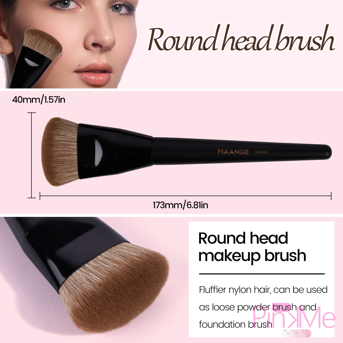 MAANGE Foundation Brush Set De 4 Pièces