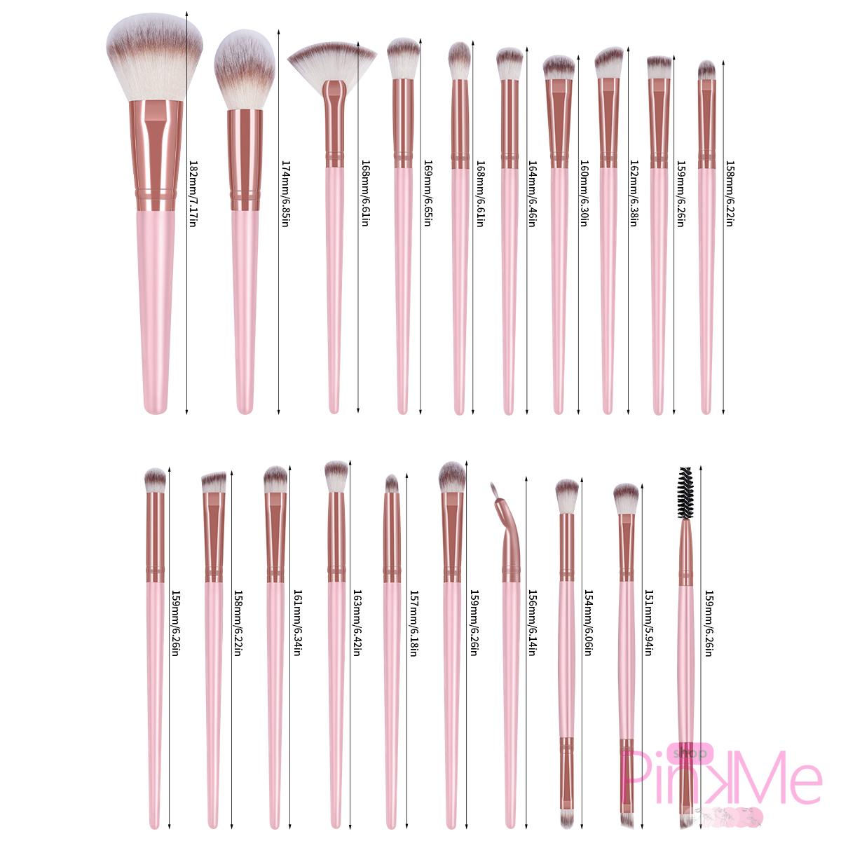 MAANGE Professionnel MakeUp Brush Set De 20 Pièces MAANGE Professionnel MakeUp Brush Set De 20 Pièces