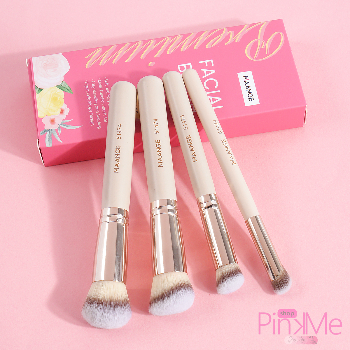 MAANGE Facial Brush Set De 4 Pièces