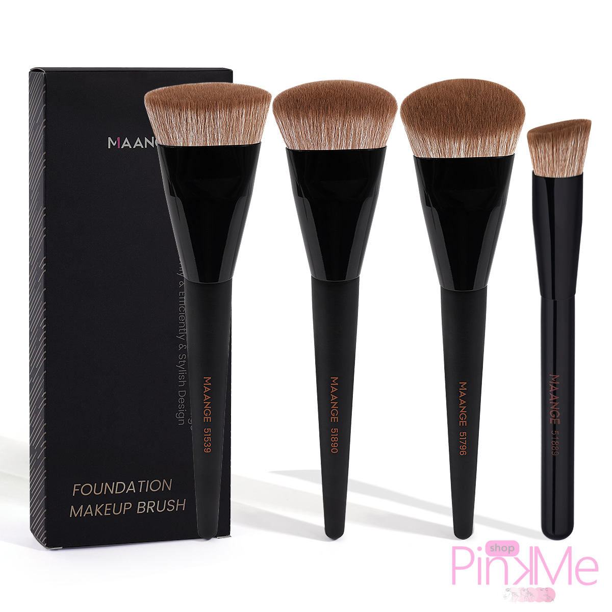 MAANGE Foundation Brush Set De 4 Pièces
