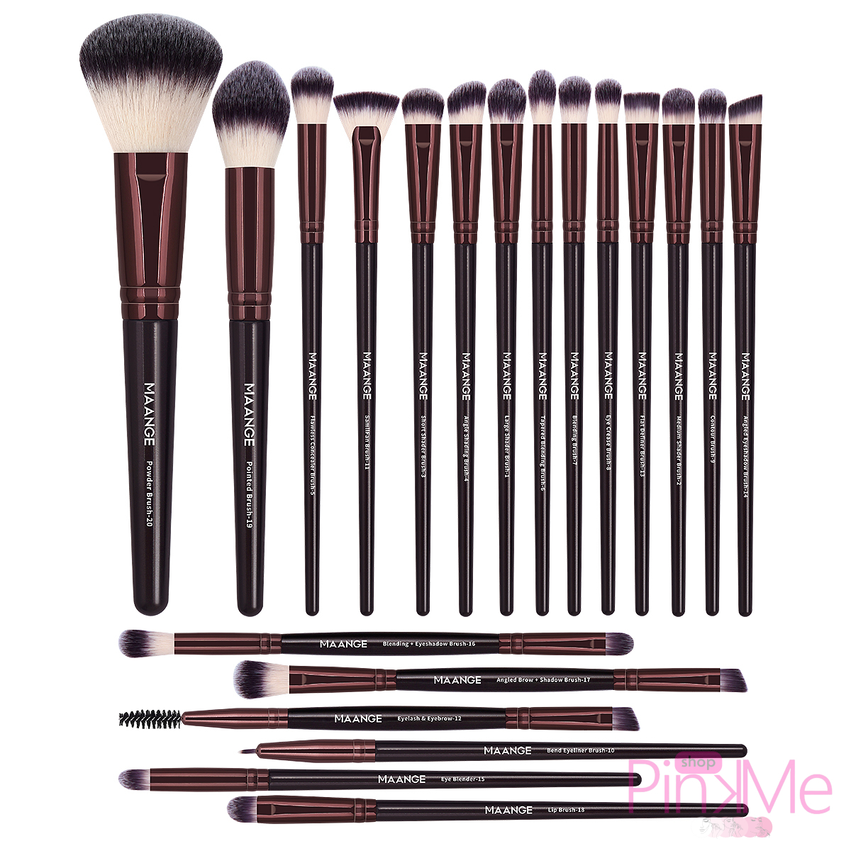 MAANGE Professionnel MakeUp Brush Set De 20 Pièces MAANGE Professionnel MakeUp Brush Set De 20 Pièces